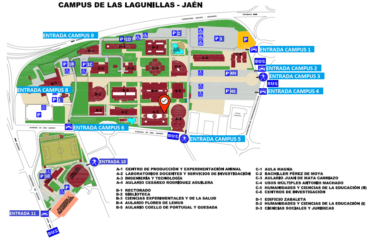 Plano campus Lagunillas